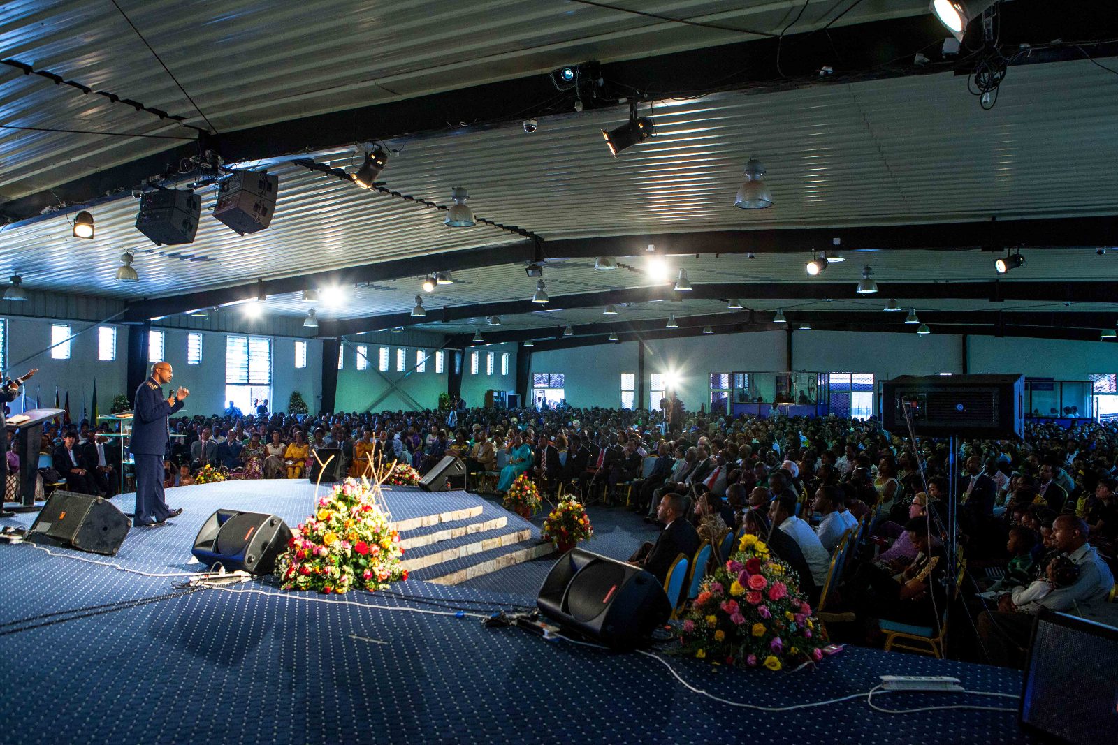 Africa Arise 2023 — main hall in session, Beza Conference Hall
