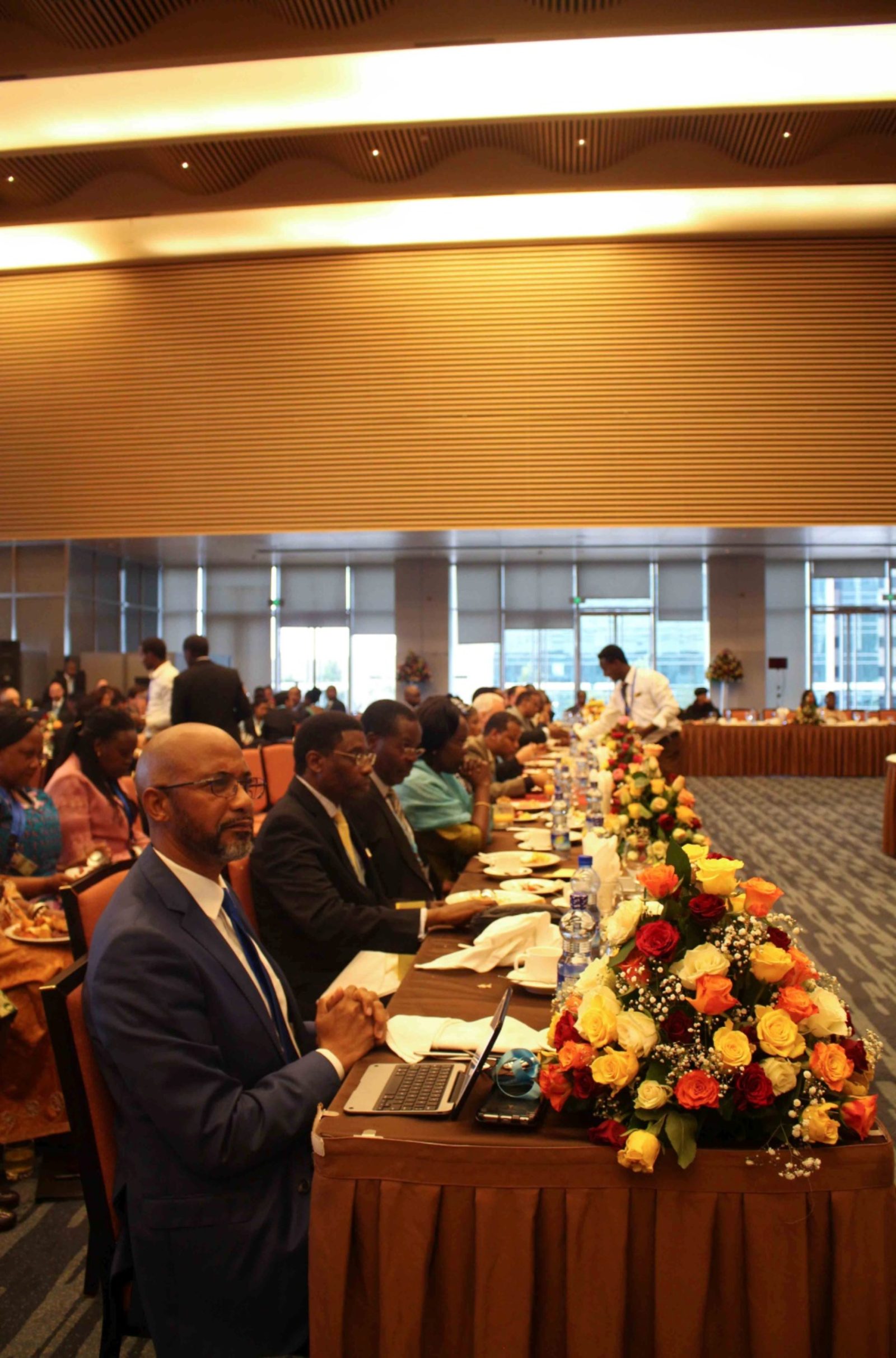 Head table at Africa Arise