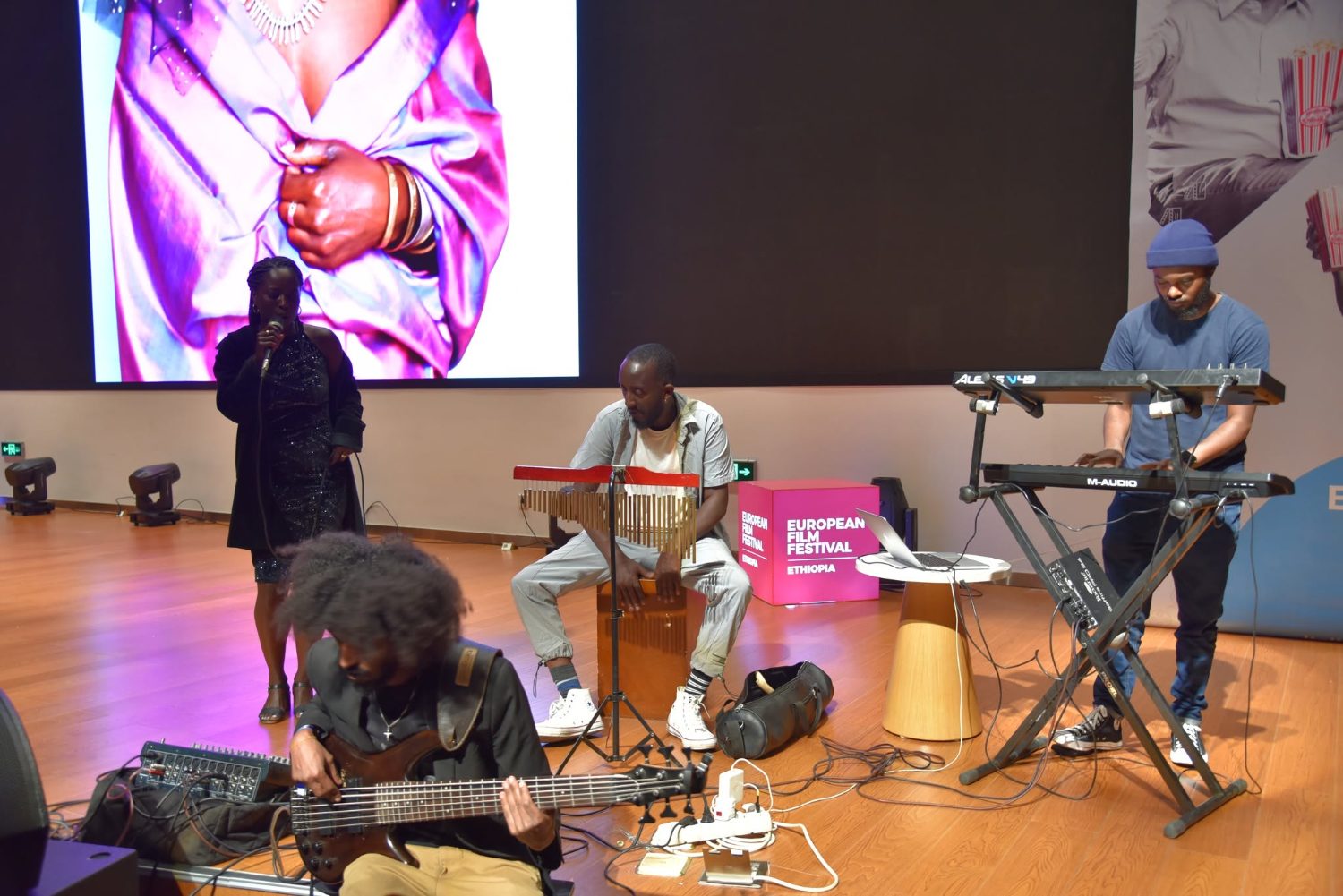 Live set at the festival opening