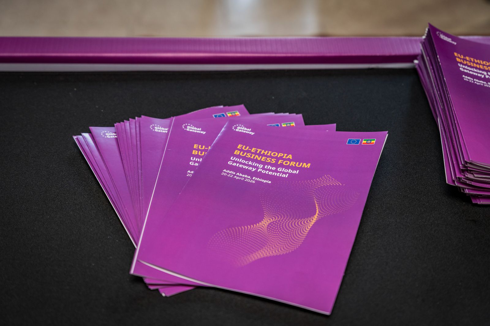 Printed programmes, fresh from the press