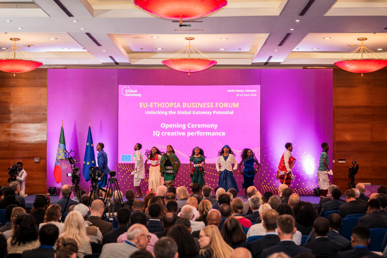 Opening ceremony to a full house, EU–Ethiopia Business Forum